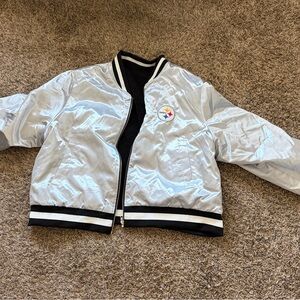 Women 2 sided jacket XL Steelers